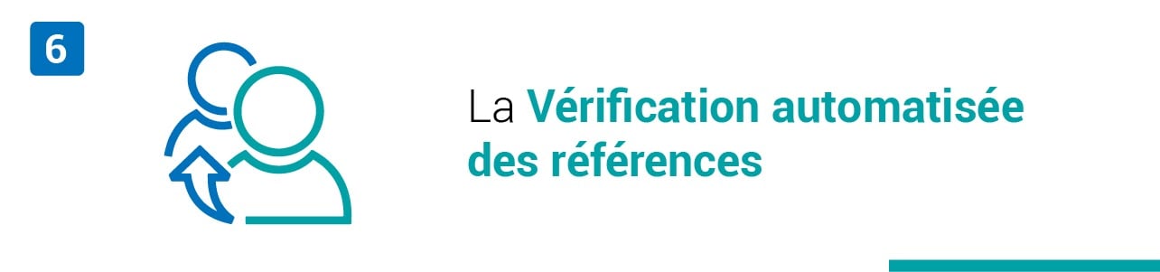 La vérification automatisée des références