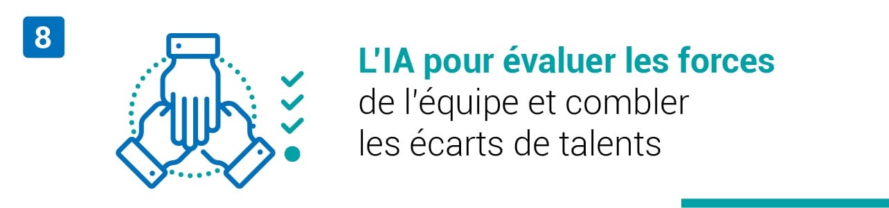 L'intelligence artificielle pour évaluer les forces de l'équipe et combler les écarts de talents